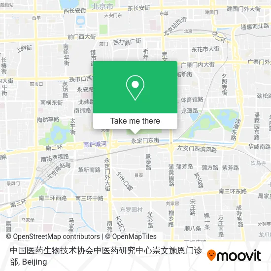 中国医药生物技术协会中医药研究中心崇文施恩门诊部 map