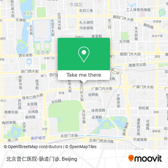 北京普仁医院-肠道门诊 map