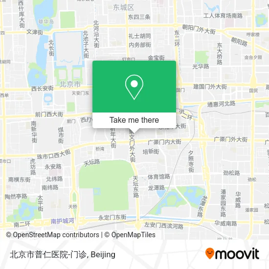 北京市普仁医院-门诊 map