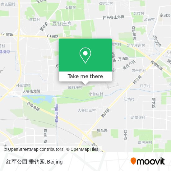 红军公园-垂钓园 map