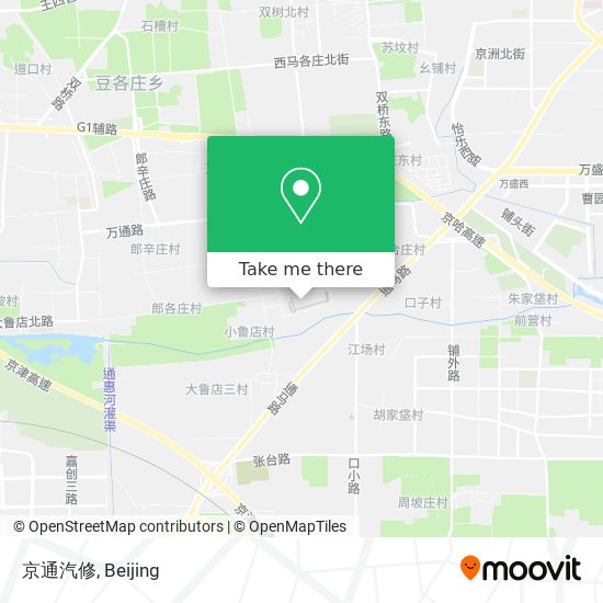 京通汽修 map