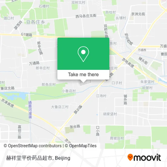 赫祥堂平价药品超市 map