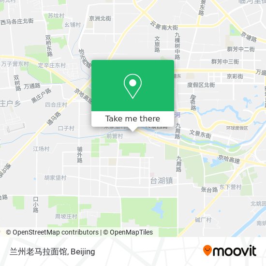 兰州老马拉面馆 map