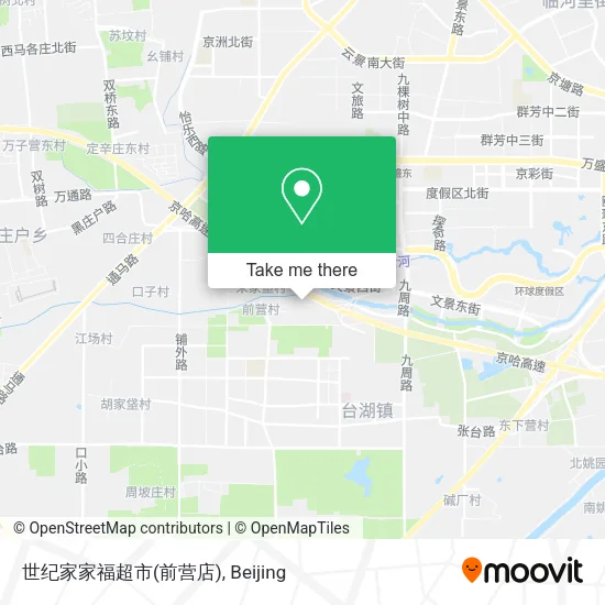 世纪家家福超市(前营店) map