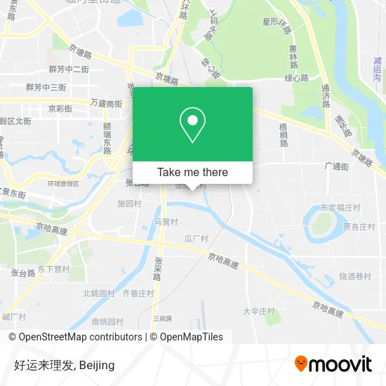 好运来理发 map