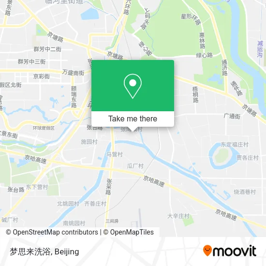 梦思来洗浴 map