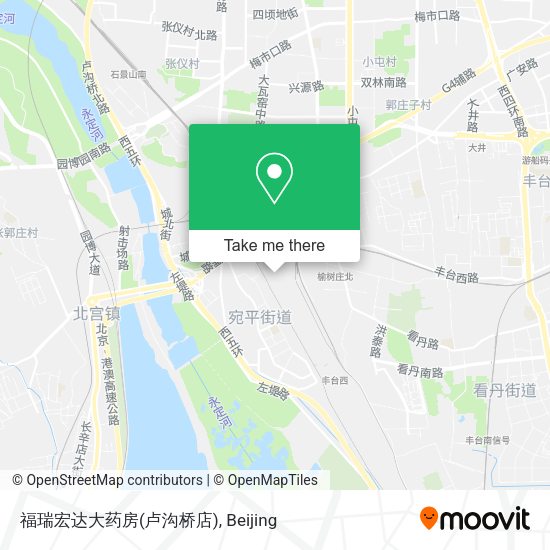 福瑞宏达大药房(卢沟桥店) map