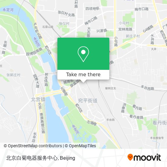 北京白菊电器服务中心 map