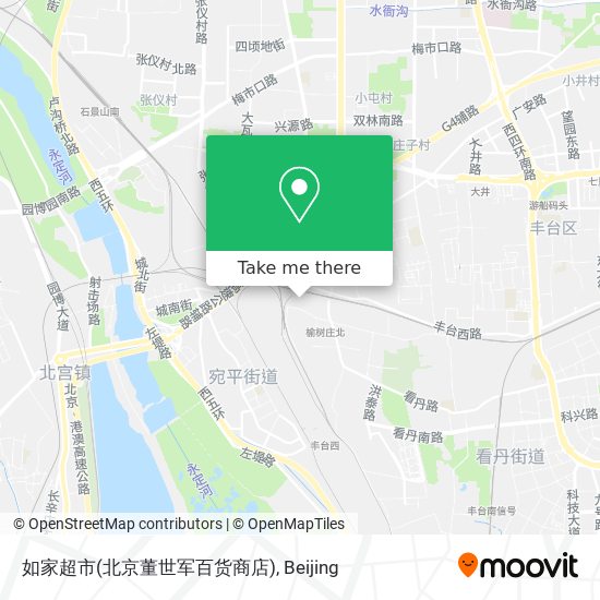 如家超市(北京董世军百货商店) map