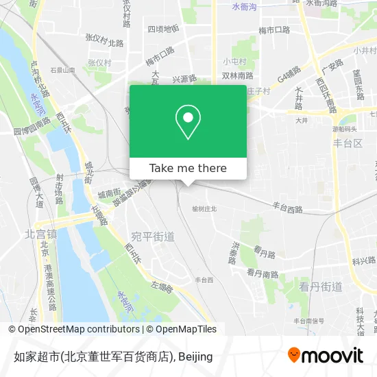 如家超市(北京董世军百货商店) map