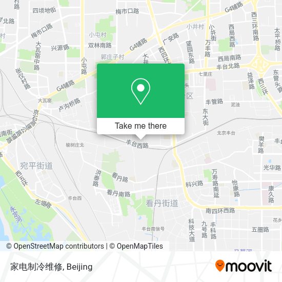 家电制冷维修 map