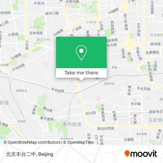 北京丰台二中 map