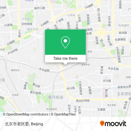 北京市老区委 map