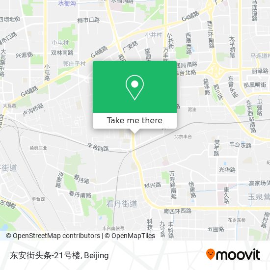 东安街头条-21号楼 map