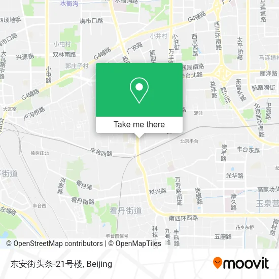 东安街头条-21号楼 map