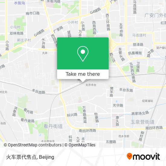 火车票代售点 map