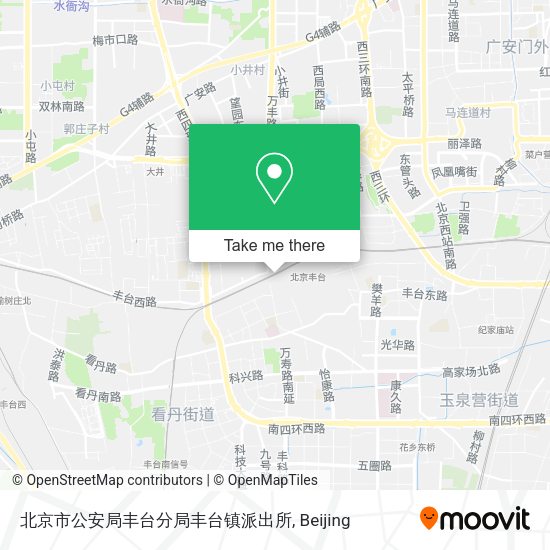 北京市公安局丰台分局丰台镇派出所 map