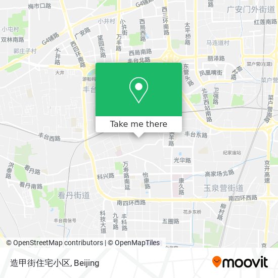 造甲街住宅小区 map