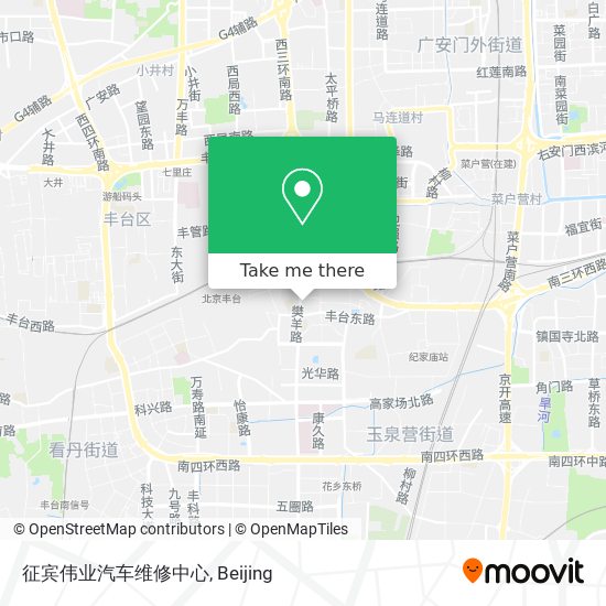 征宾伟业汽车维修中心 map