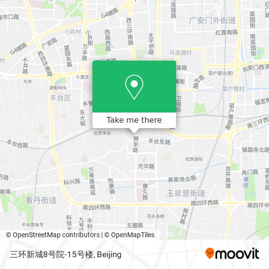 三环新城8号院-15号楼 map