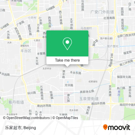 乐家超市 map