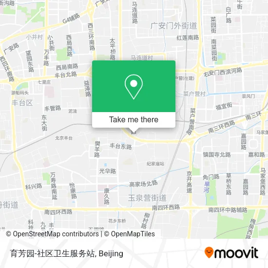 育芳园-社区卫生服务站 map