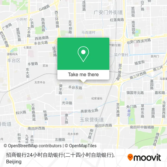 招商银行24小时自助银行(二十四小时自助银行) map