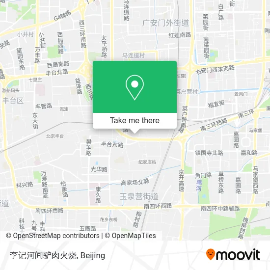 李记河间驴肉火烧 map