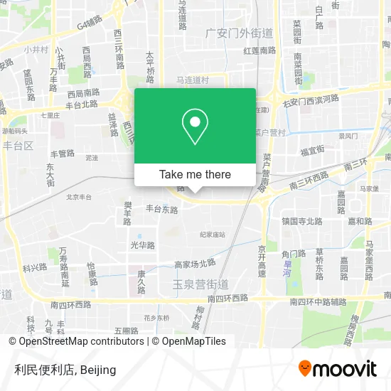 利民便利店 map