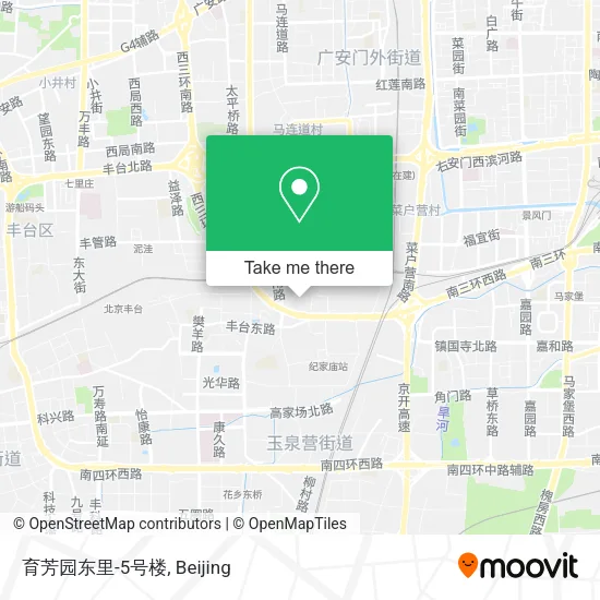 育芳园东里-5号楼 map