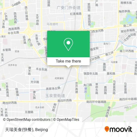 天瑞美食(快餐) map