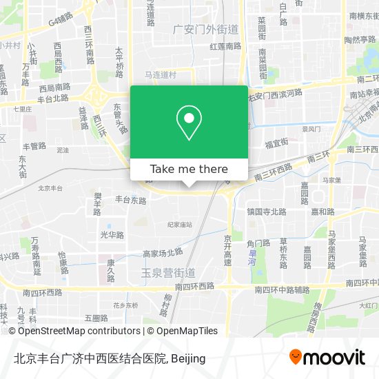 北京丰台广济中西医结合医院 map