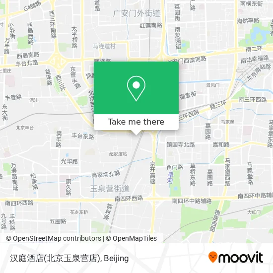 汉庭酒店(北京玉泉营店) map