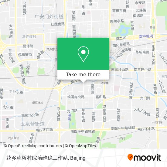 花乡草桥村综治维稳工作站 map