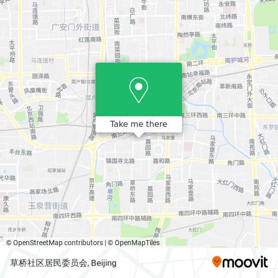 草桥社区居民委员会 map