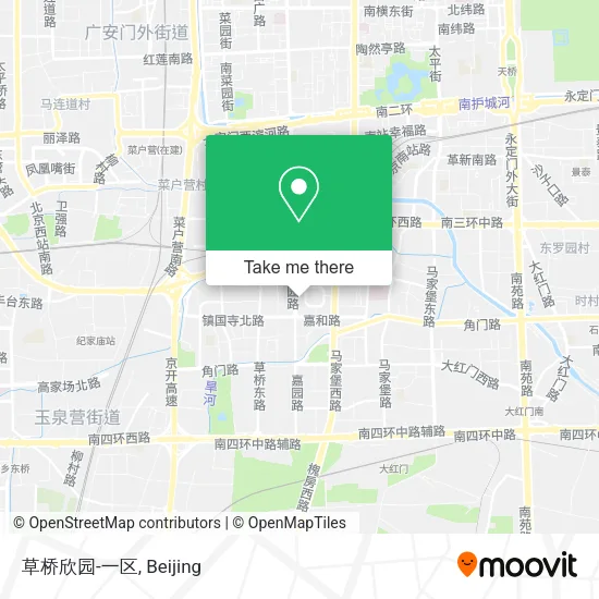 草桥欣园-一区 map