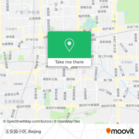 玉安园小区 map