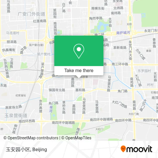 玉安园小区 map