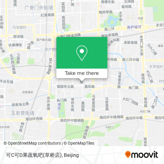 可C可D果蔬氧吧(草桥店) map