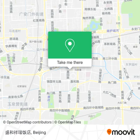 盛和祥瑞饭店 map