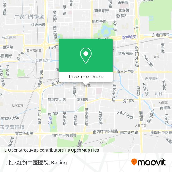 北京红旗中医医院 map