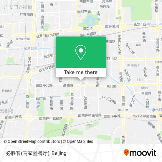必胜客(马家堡餐厅) map
