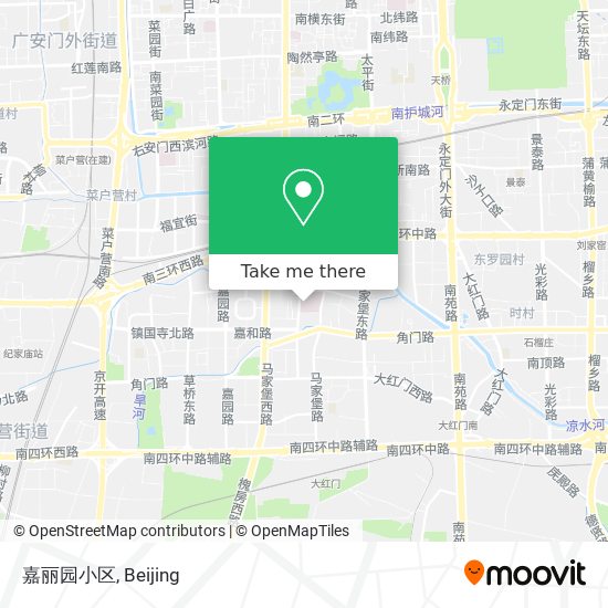 嘉丽园小区 map