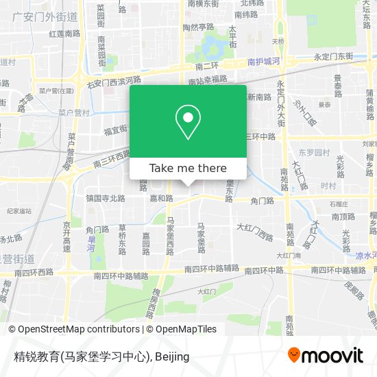 精锐教育(马家堡学习中心) map