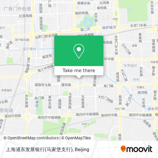 上海浦东发展银行(马家堡支行) map