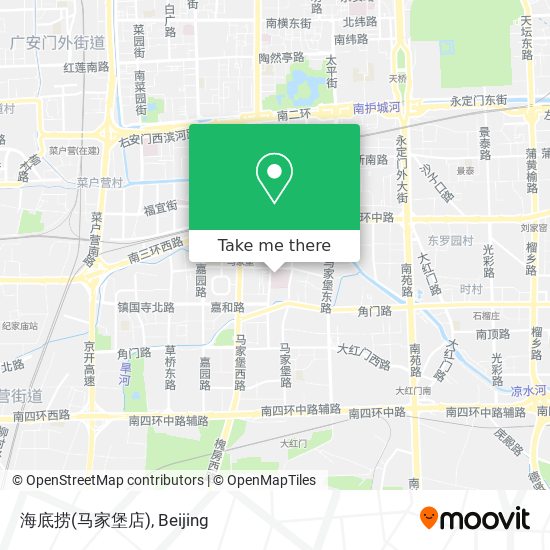 海底捞(马家堡店) map