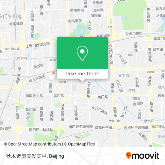 秋木造型美发美甲 map
