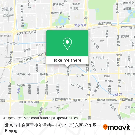 北京市丰台区青少年活动中心(少年宫)东区-停车场 map