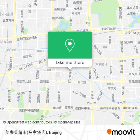 美廉美超市(马家堡店) map