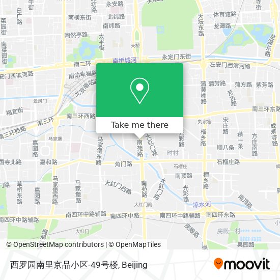 西罗园南里京品小区-49号楼 map